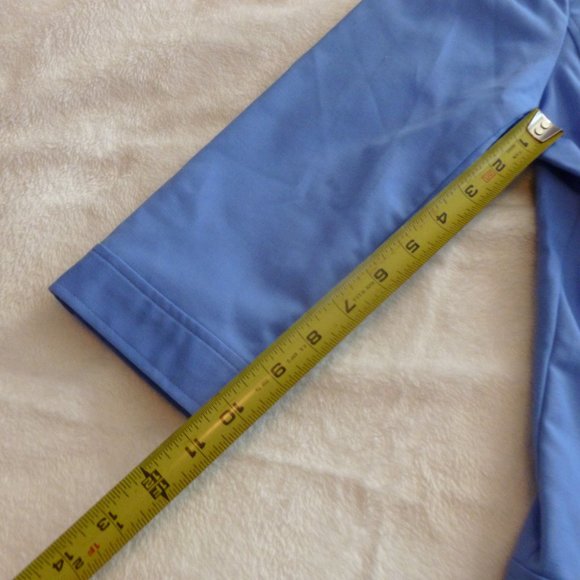 Rafaella Blue Marina Jacket Shirt zip up Top 8 pockets - Picture 9 of 12